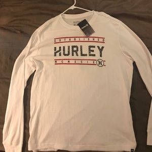 New Men’s Hurley long sleeve shirt