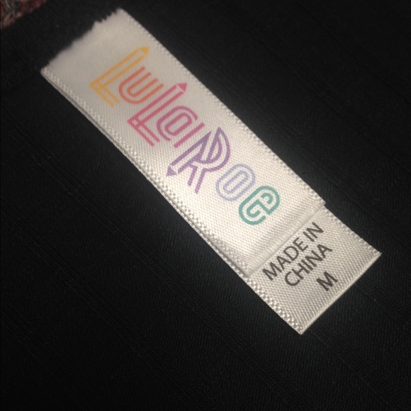 NWT Lularoe solid black ribbed classic - Picture 2 of 3