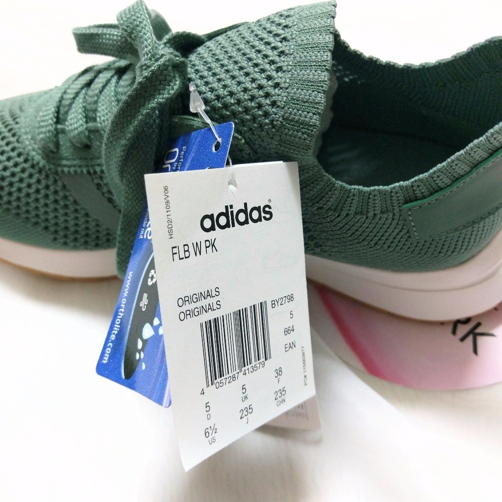 💠NEW💠 NIB Adidas FLB Green Olive - Picture 7 of 8