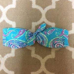 Gilly Hicks paisley bandeau swim top