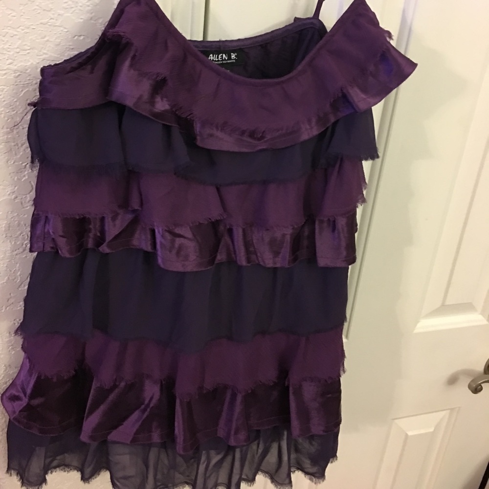 🇺🇸4/$50 Allen B By Allen Schwartz tiered tank - Picture 5 of 6
