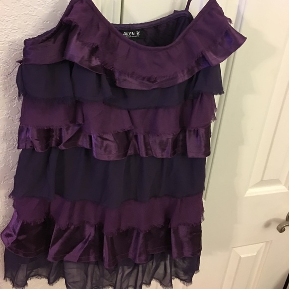 🇺🇸4/$50 Allen B By Allen Schwartz tiered tank - Picture 5 of 6