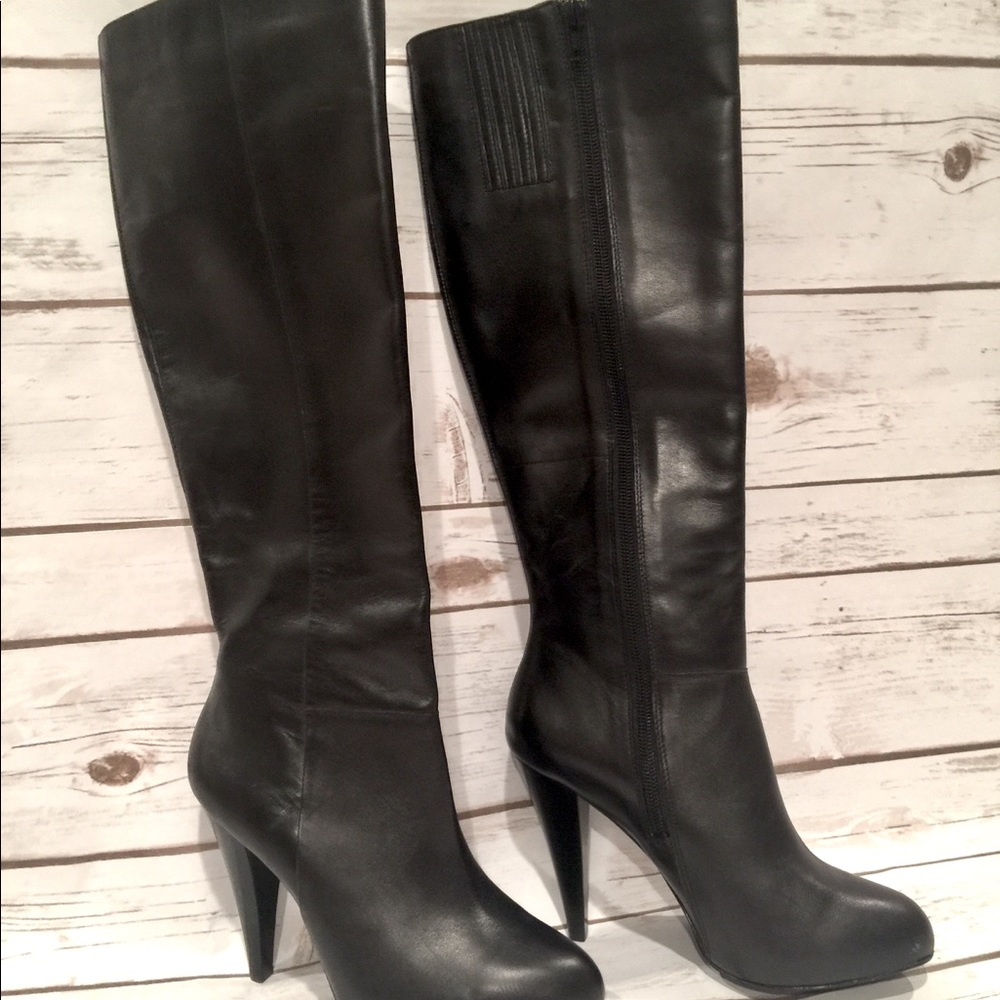 New Gianni Bini Black Knee High Boots size 6