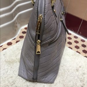 NWT Liz Claiborne Gray colored Tote; Leather $90
