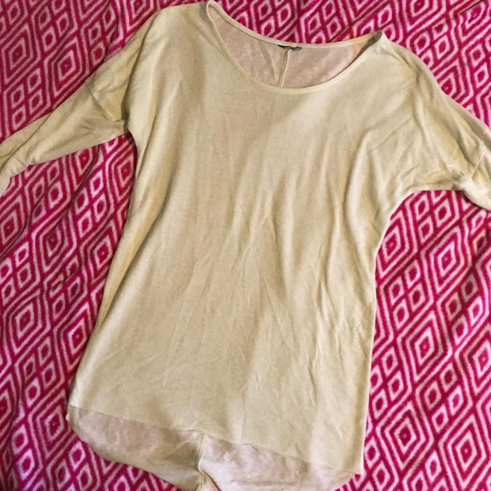 Cream Lightweight Sweater