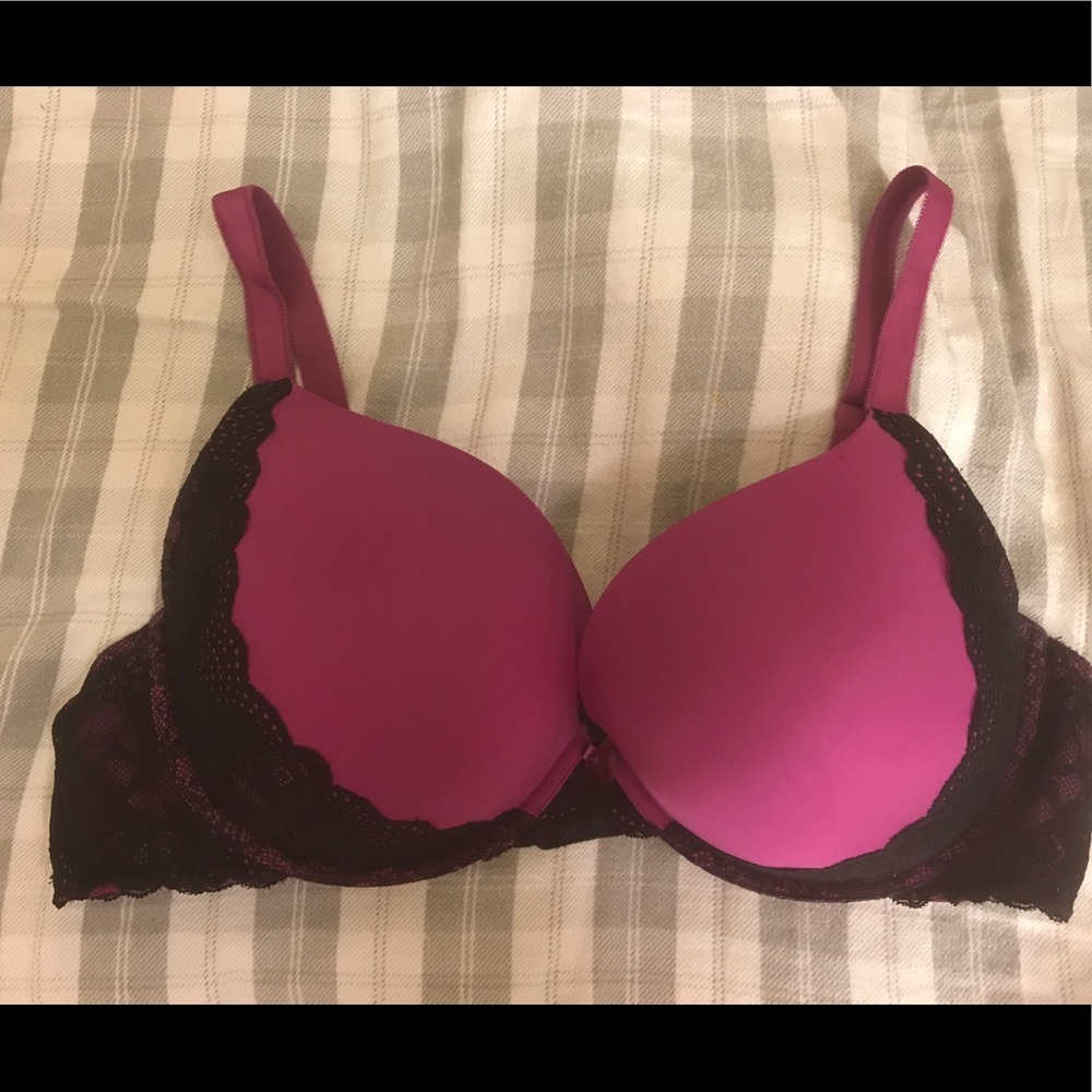 Torrid purple lace push-up plunge 44 D