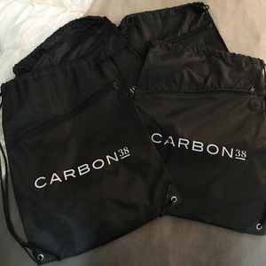 4 Carbon38 string pouch backpacks