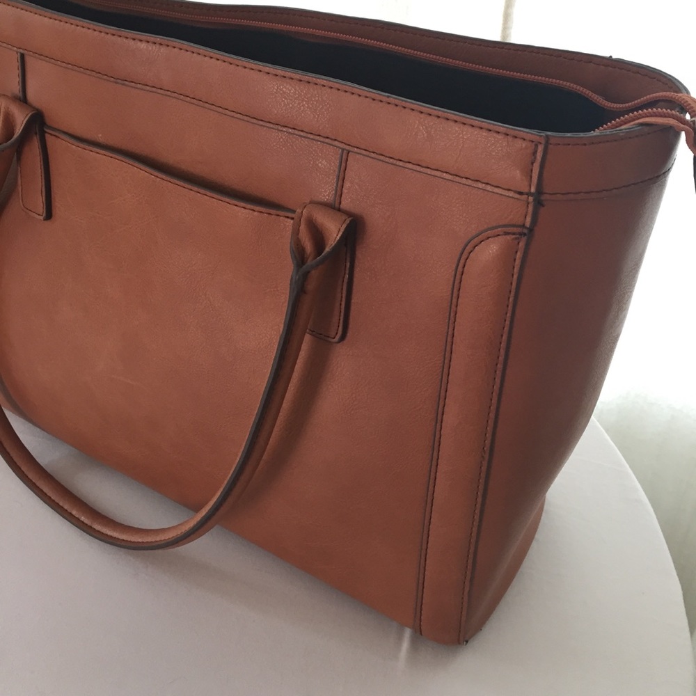 Vegan leather tote from Target
