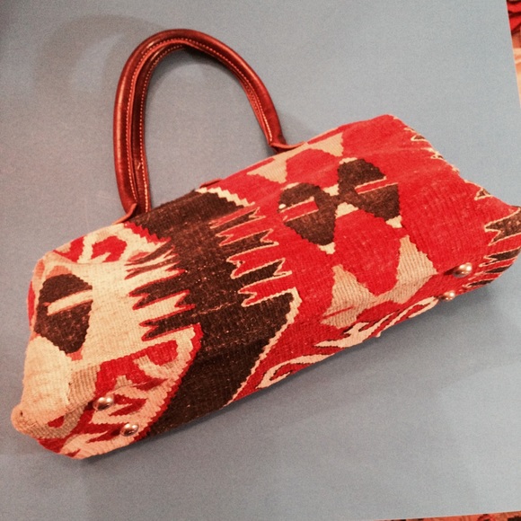 RARE One of a Kind Unique Hand Made Vintage Kilim - Picture 3 of 16