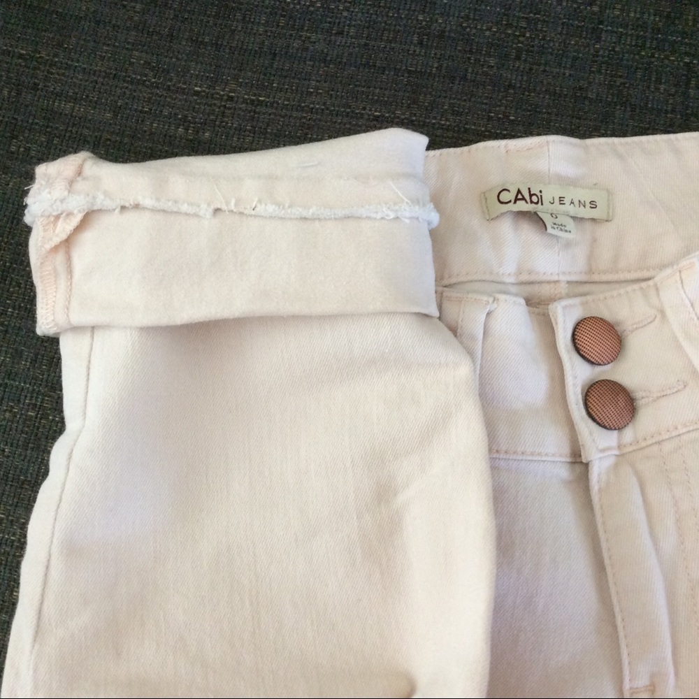CAbi Jeans Cream Capris Size 0 - Picture 5 of 5
