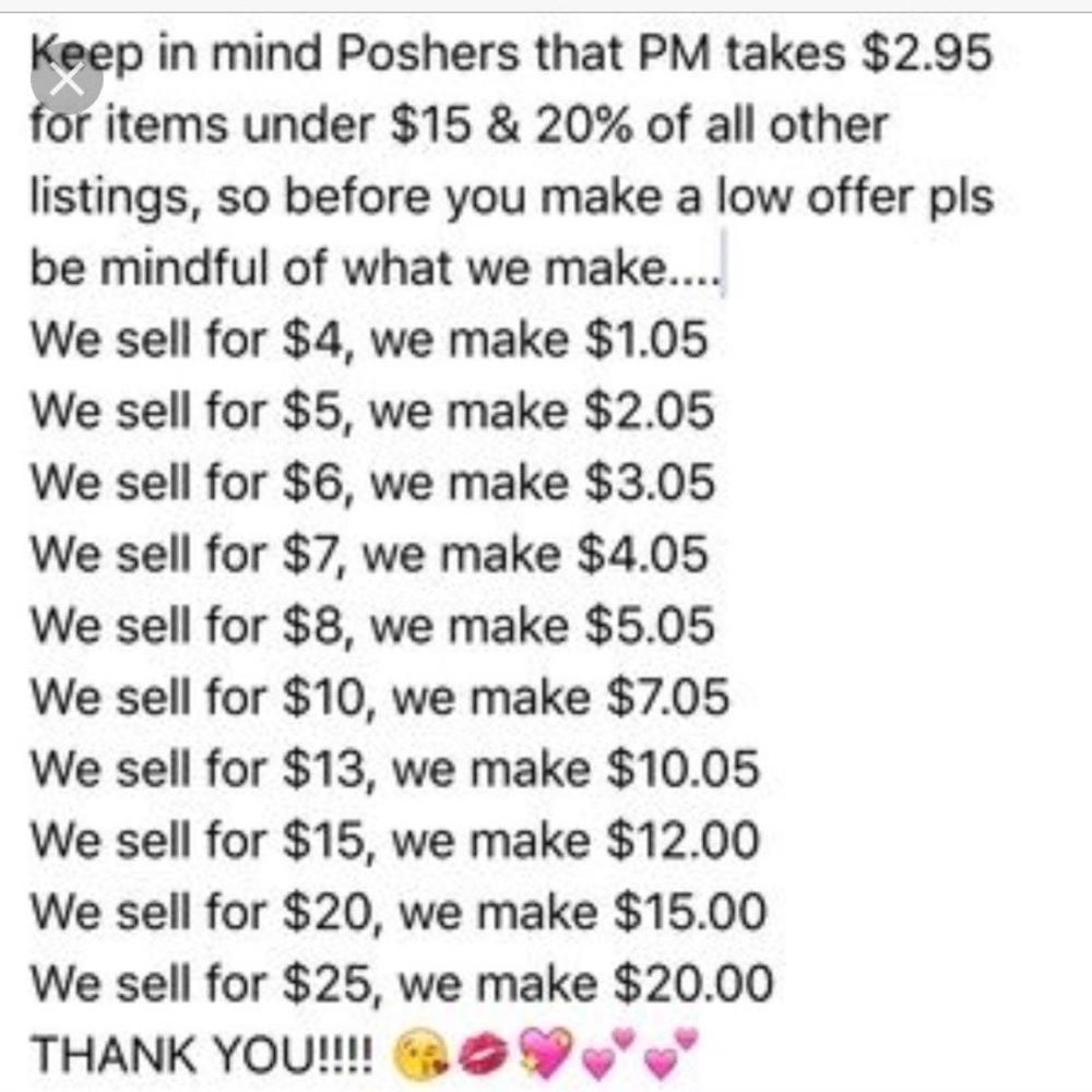 When making low offers especially on sale