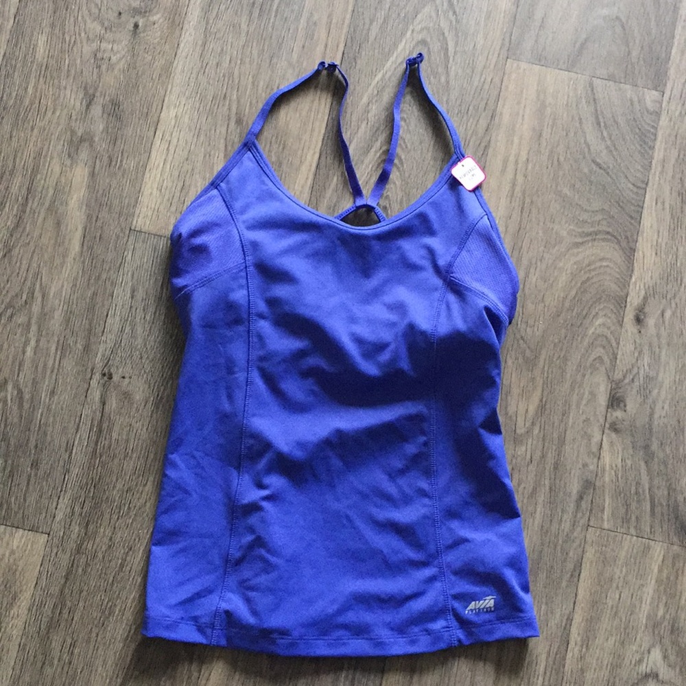Avia Gorgeous Periwinkle color workout tank top
