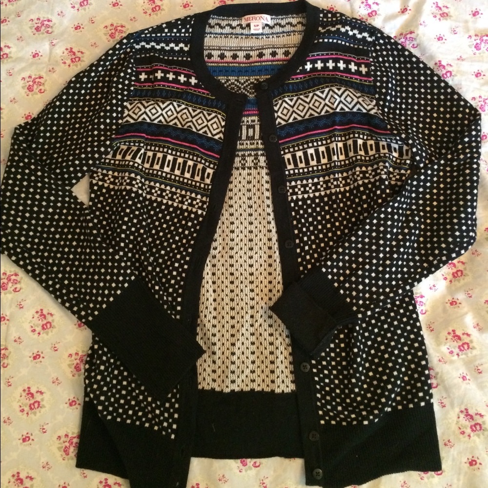 Women's Small Merona Fall Cardigan Sweater