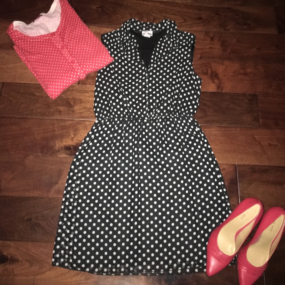Polka dotted dress