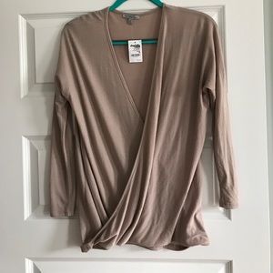 Low cut tan mid length sleeve