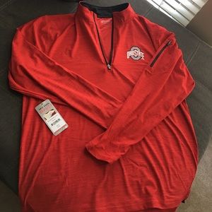 Ohio State 1/4 zip pull over
