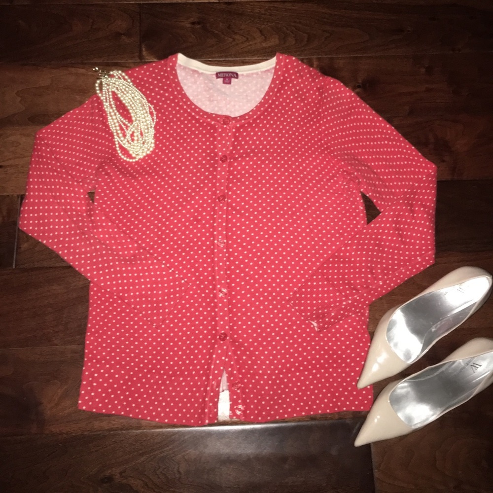 Polka dotted sweater