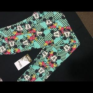 Lularoe Aztec green Mickey