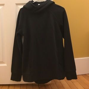 Lululemon hooded black pullover size 8