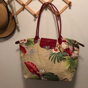 Vintage Brighton foldable tote bag