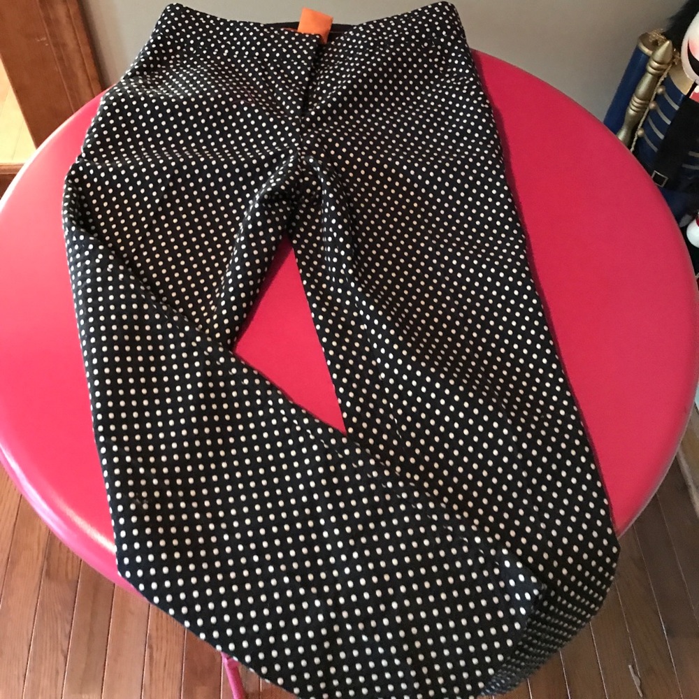 Tory Burch navy/white capris