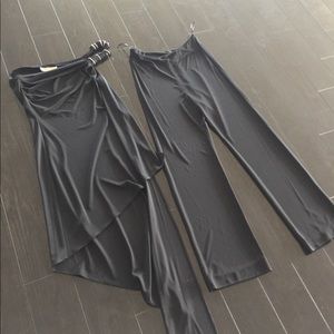 Janine two piece custom made pant suit