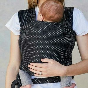 Charcoal Swiss Dot Solly Baby Wrap