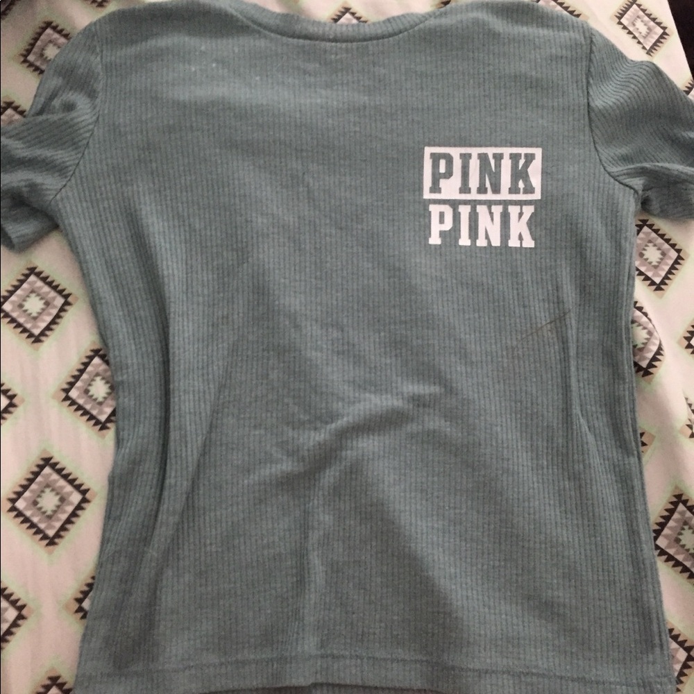 ❌TRADED❌Vs pink crop top tee