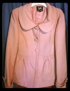 !!Classy baby pink fovever 21 pea coat!!
