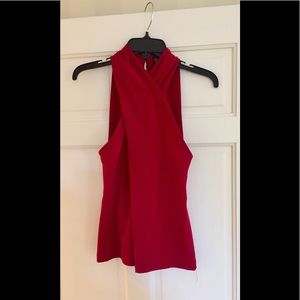 Red Yigal Azrouel top