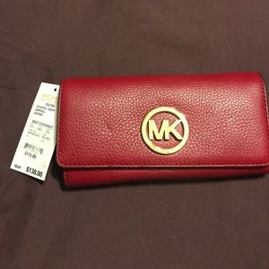 MK red wallet