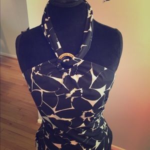Michael Kors printed halter top