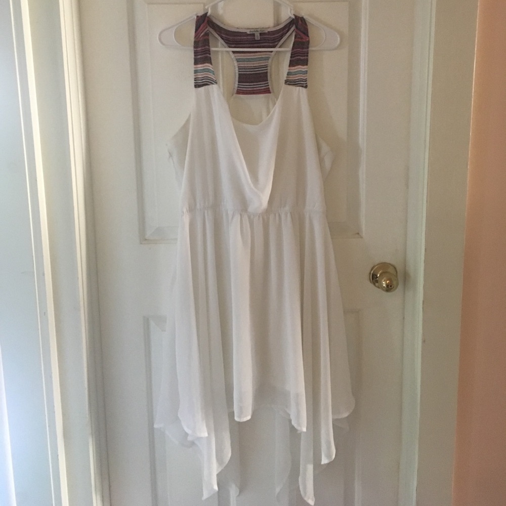 Boho white dress