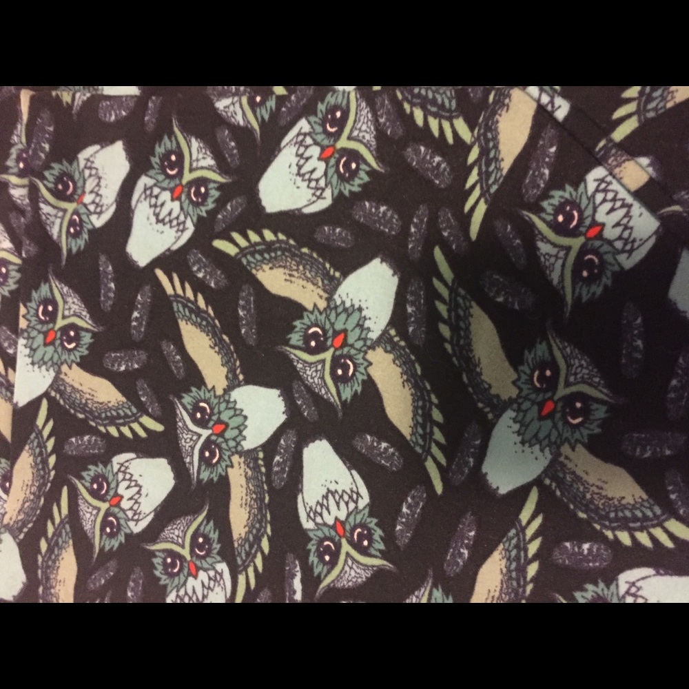 Lularoe TC Blue Owls