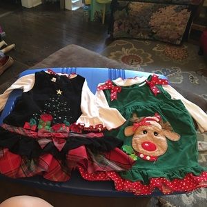 2 Christmas dresses