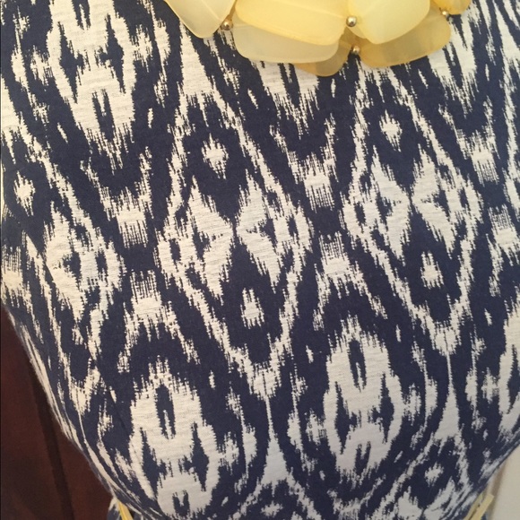 Anne Klein navy print sheath dress - Picture 2 of 5