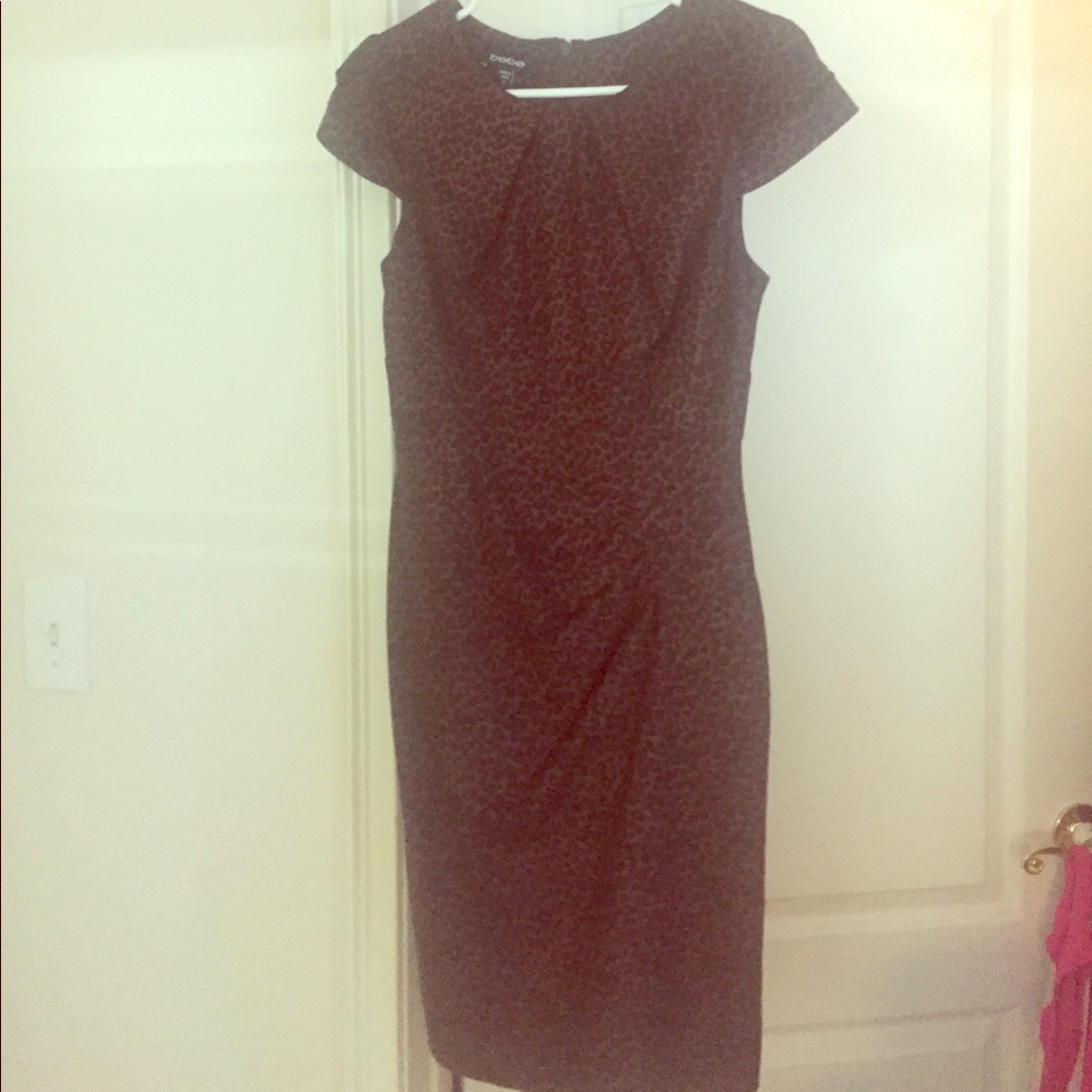 Animal print Bebe dress