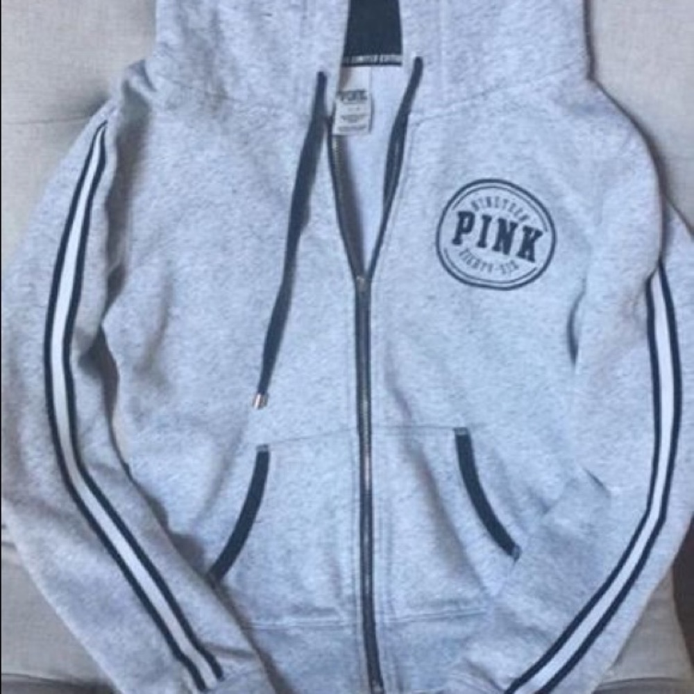 VS Pink zip up hoodie