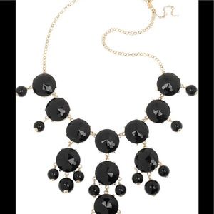 Black jcrew bubble necklace