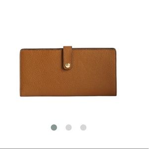 RFID leather travel wallet