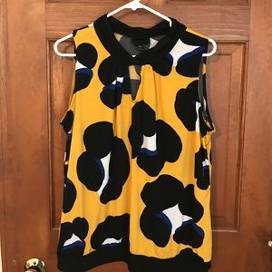 Bold statement blouse in fun colors!