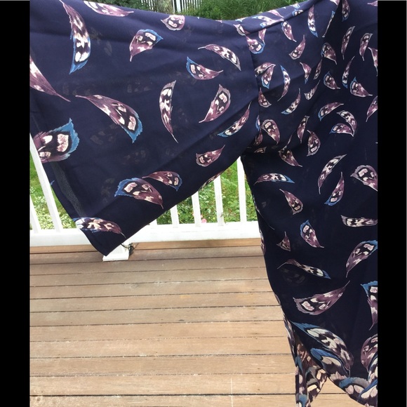 Buy2 Get 1 FREE!!⭐️ LAST ONE!! Navy Blue Kimono🇺🇸Size Small - Picture 5 of 5