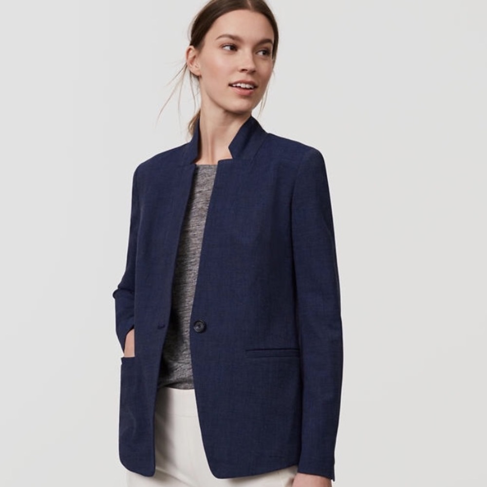 Custom Stretch blazer by LOFT size 2 BNWT
