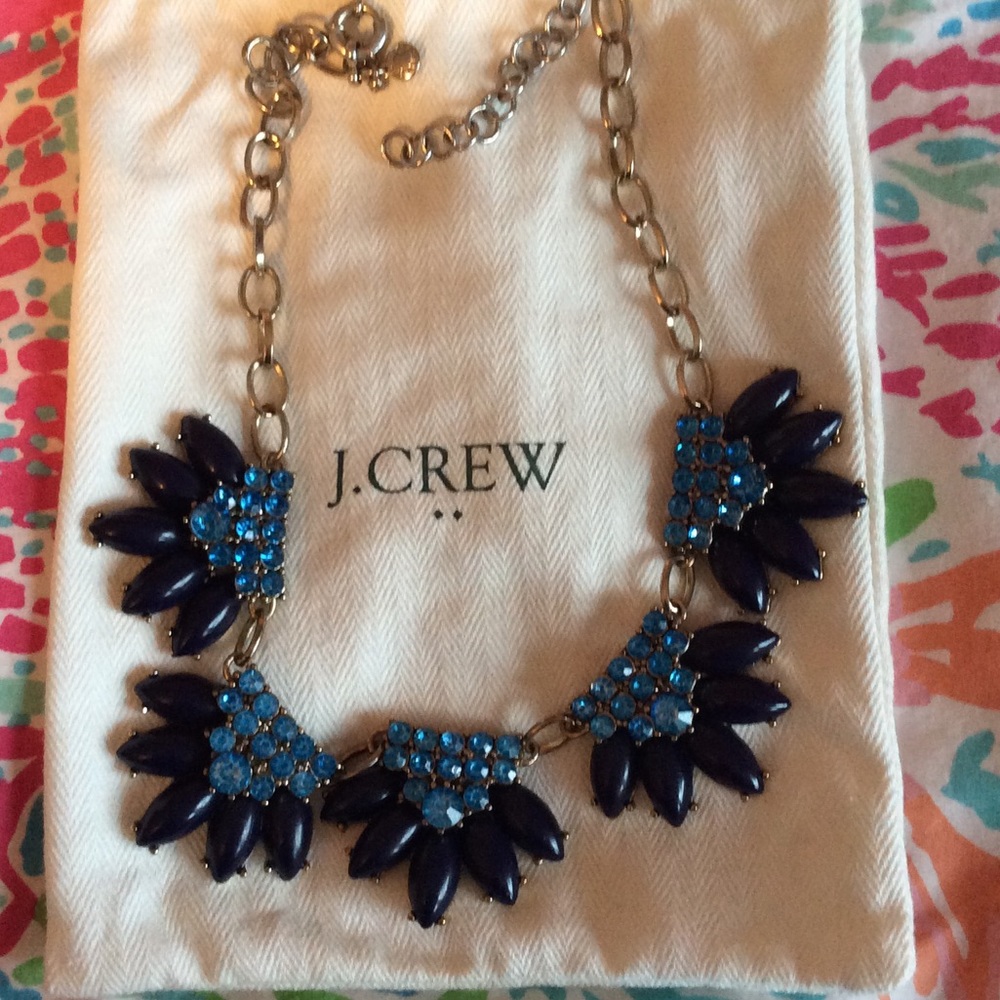 Blue jcrew necklace