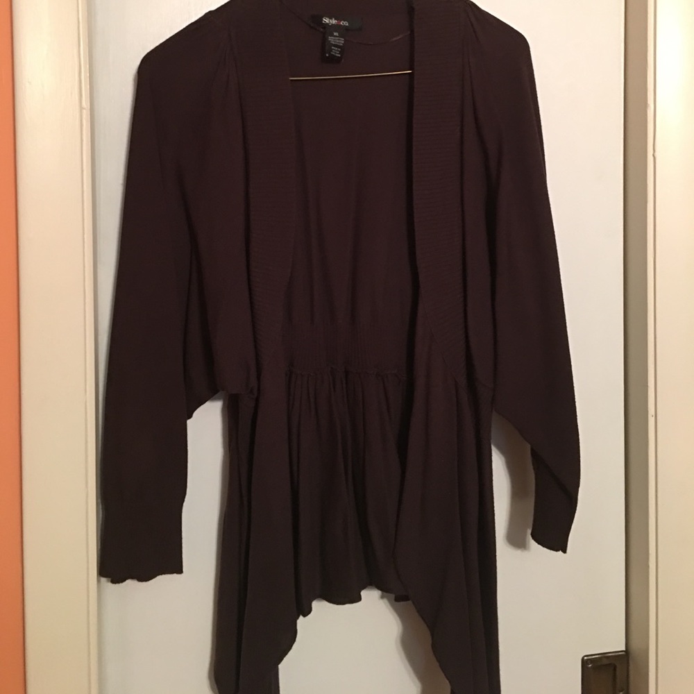 Open from sweater