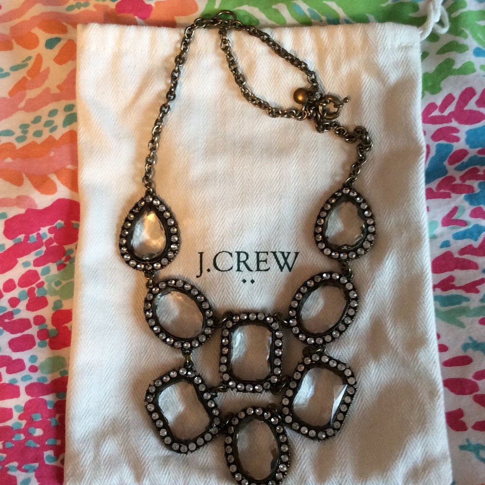 Jcrew crystal vintage necklace