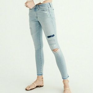 Abercrombie Ripped Super Skinny Jeans