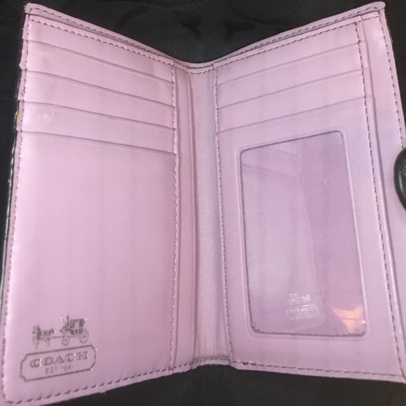 Coach black bag and wallet - Picture 3 of 8