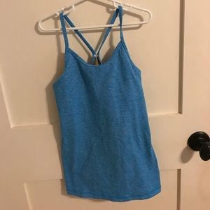 Blue Ivivva athletic tank top