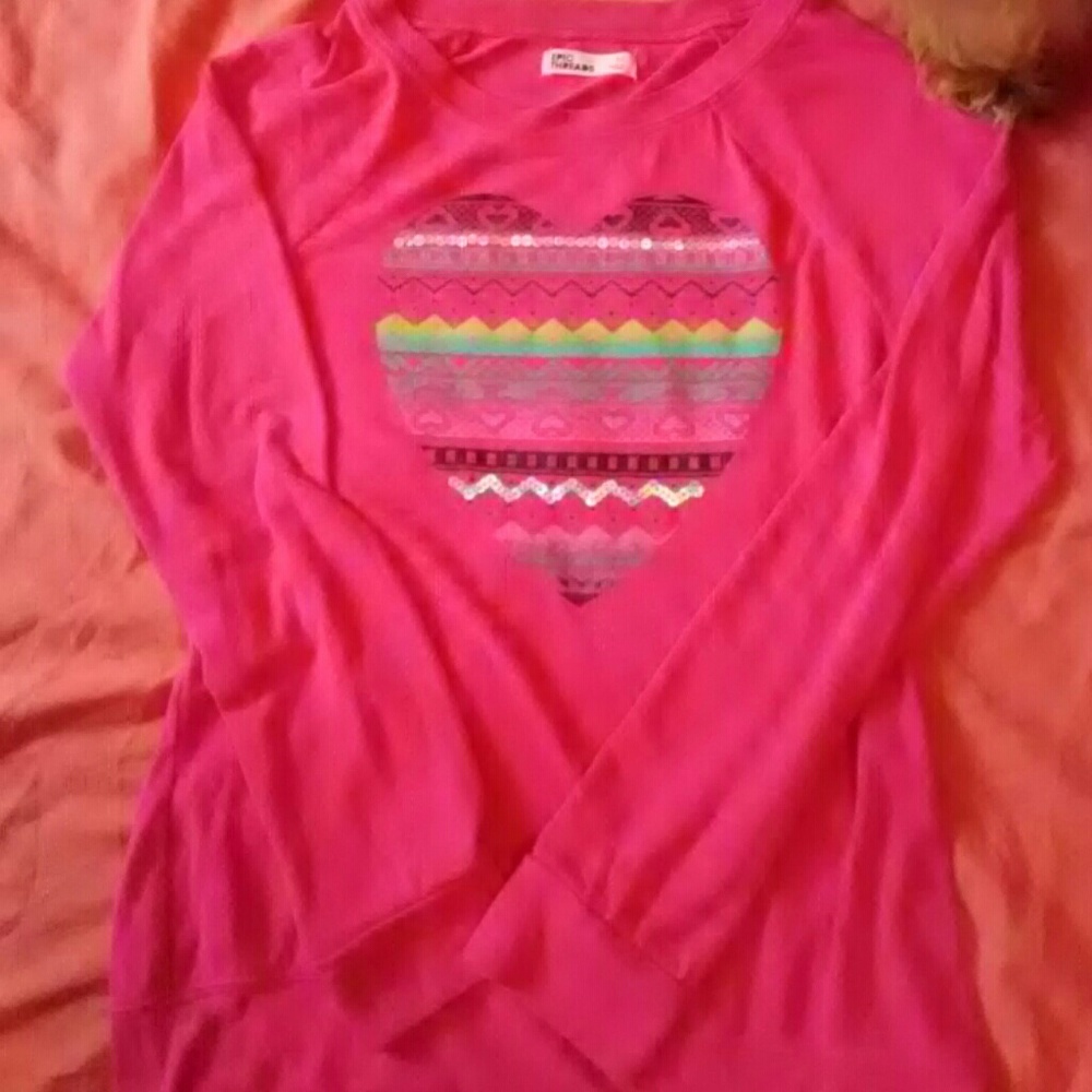 Girlz graphic long sleeve tee